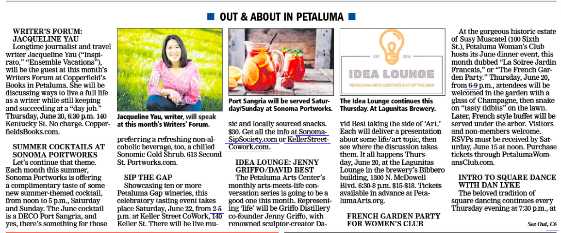 Argus article - garden party